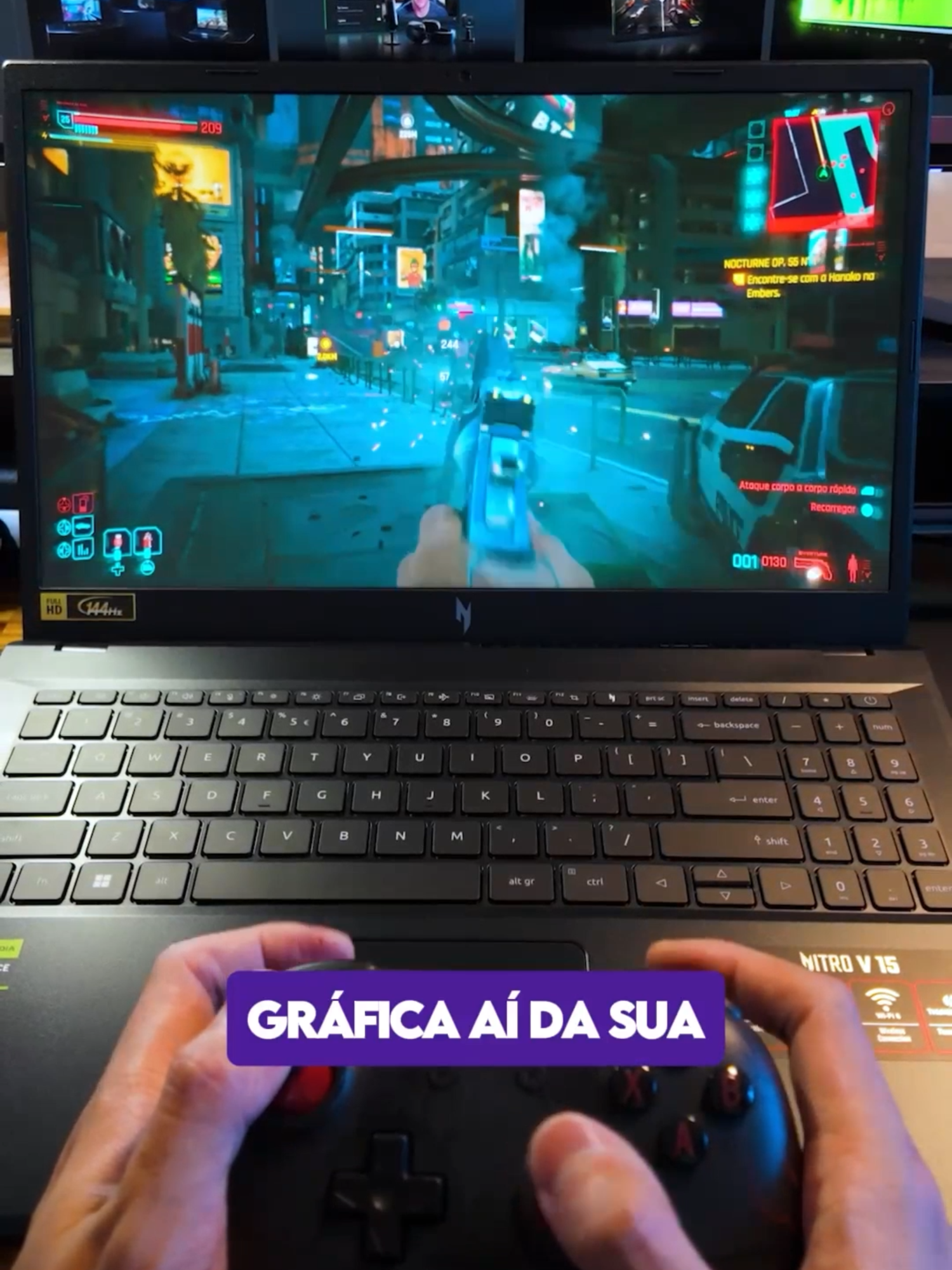 Como usar o DLSS 4 em qualquer GPU GEFORCE RTX da NVIDIA GeForce! #AIonRTX #publi #nvidia #geforce #rtx #notebook #notebookgamer #notebookgaming #gamingnotebook #gaminglaptop #laptopgaming #laptopgamer #pc #pcgamer #pcgaming #gamingpc @nvidiageforcebr #gamer  #gaming