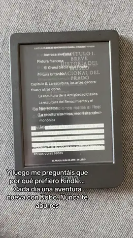 Solo tiene pocos meses y ya he tenido múltiples fallos y problemas. Mi anterior Kobo seguía sin ser tan bueno como un Kindle, pero es que este nuevo es peor  #kobo #koboclara #kindle #libroelectronico #ereader 