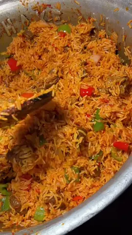 Jollof rice #rice #fyp @Cookin With Abiba 