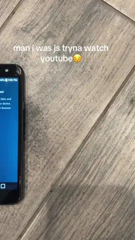 ofc yt has to be unsupported on android 7.0😭 i could js disabled the app #youtube #LG #andriod 