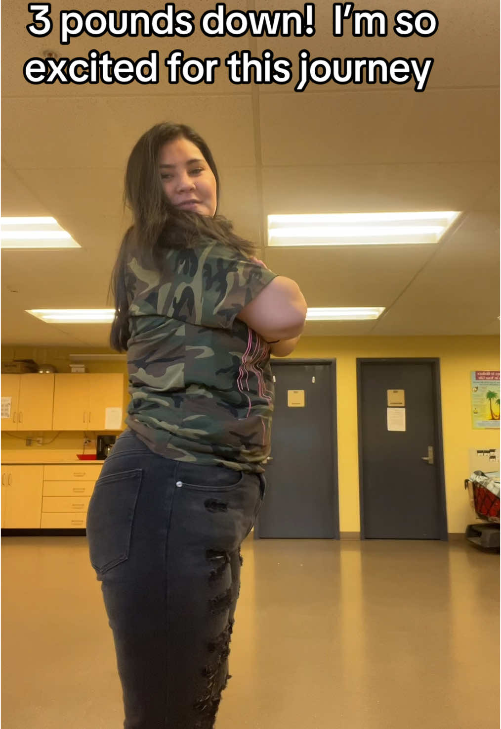 This weight journey has giving me more confidence everyday and I’m in love with the new me. #weightloss #weightlossmotivation #75hard #challenge #motivation 