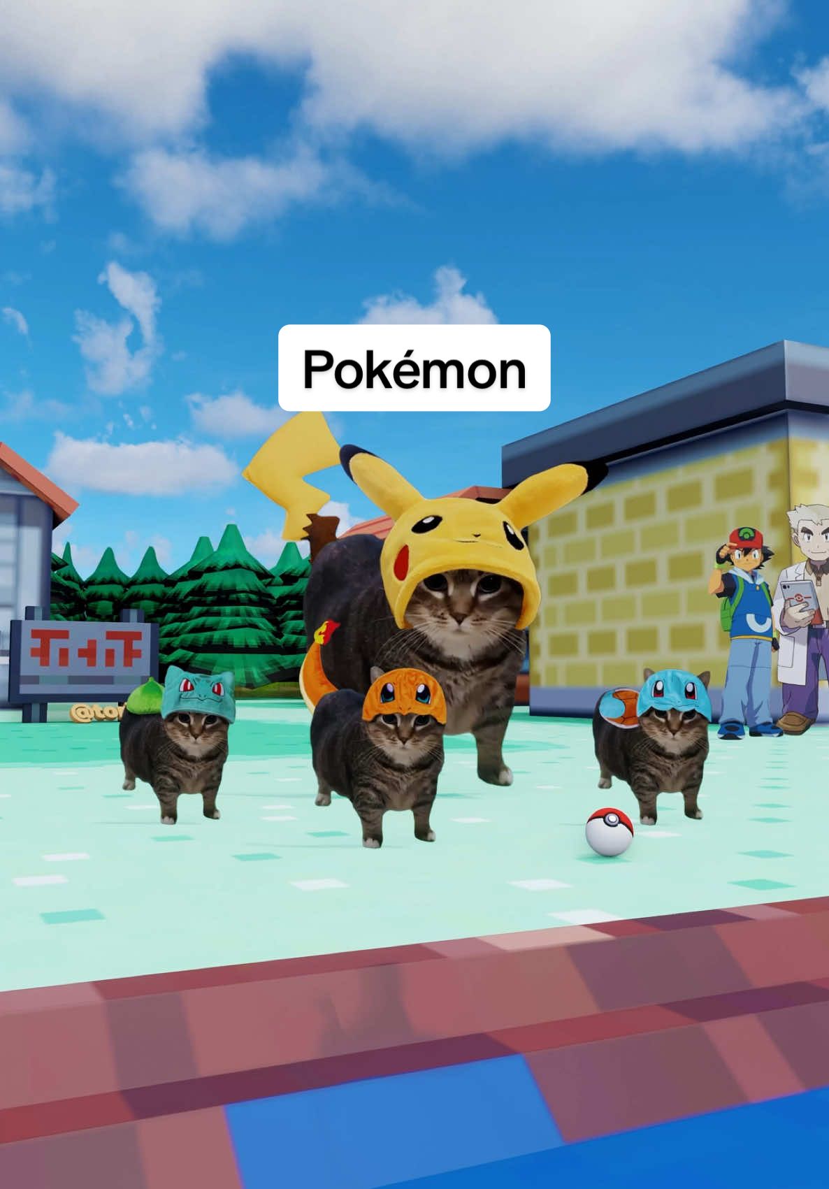 U I A, gotta uia’em all 😼✨ @oiacatethel 🫶 OIIA Cat x Pokémon Indigo League Opening Theme #cats #lyrics #pokemon #fyp #foryou  “Pallet Town” 3D Model by bhavesh chalke, licensed under CC BY 4.0