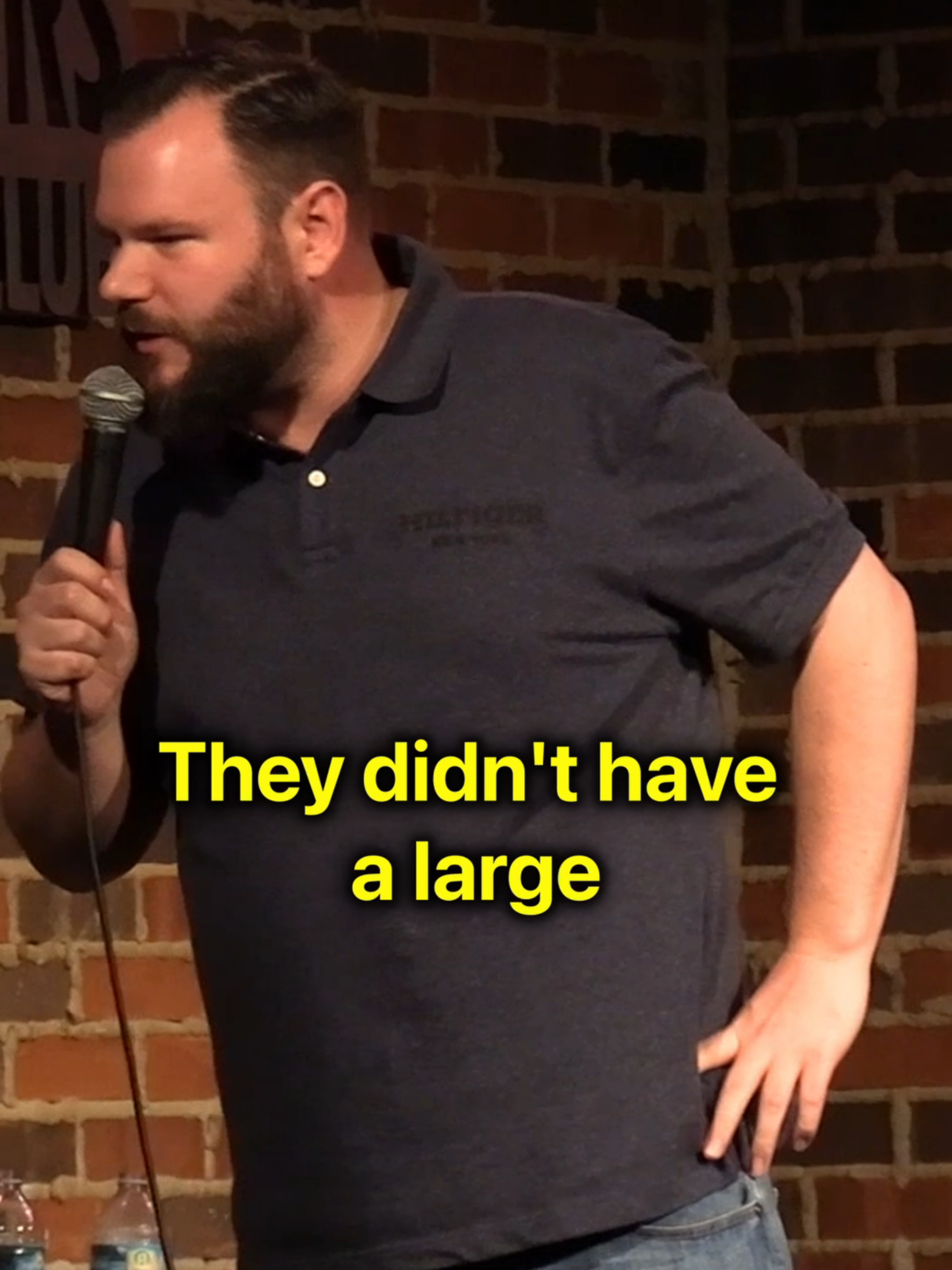 My shirts are tight for a different reason #crowdwork #standupcomedy #funny #standup #comedian #jokes #improv #crowdworkcomedy