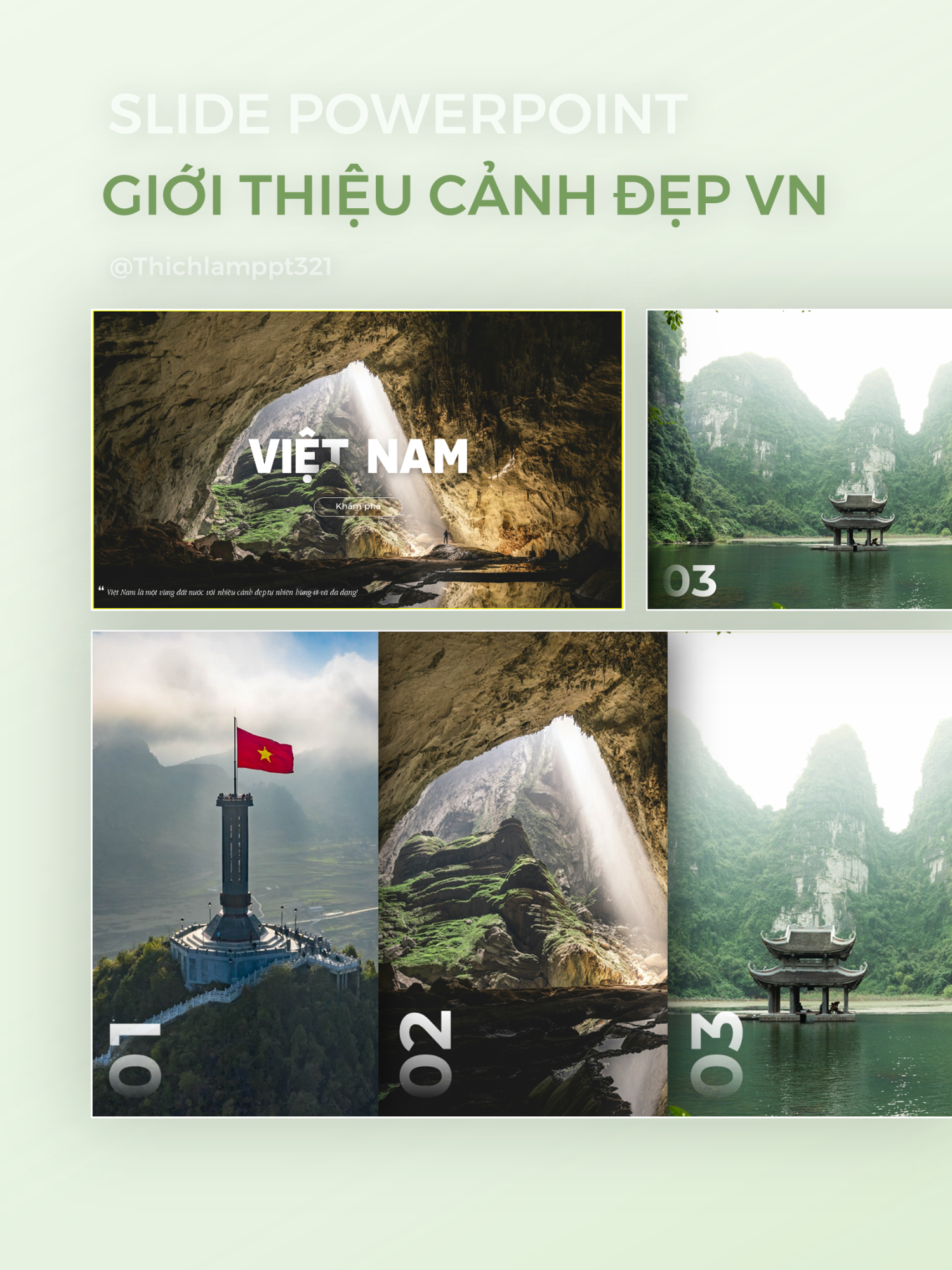 GIỚI THIỆU CẢNH ĐẸP VIỆT NAM 🇻🇳 với PowerPoint  #Vietnam  #canhdep  #powerpoint  #powerpointtemplate  #thichlamppt321 