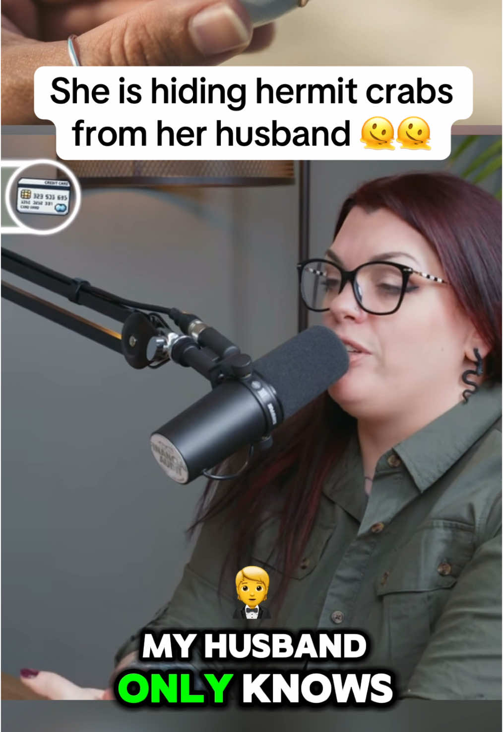 She is hiding hermit crabs from her husband #PersonalFinance #financetiktok #financetips 