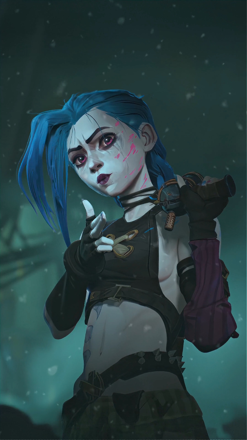 Poow! 💥 Jinxed again Follow me for more animated illustration ⚔️🥀 𝐽𝑖𝑛𝑥 𝑖𝑠 𝑏𝑎𝑐𝑘, 𝑎𝑛𝑑 𝑡ℎ𝑒 𝑐ℎ𝑎𝑜𝑠 𝑓𝑜𝑙𝑙𝑜𝑤𝑠. 𝐼𝑛 𝑡ℎ𝑖𝑠 𝑚𝑜𝑚𝑒𝑛𝑡, 𝑏𝑒𝑡𝑤𝑒𝑒𝑛 𝑚𝑎𝑑𝑛𝑒𝑠𝑠 𝑎𝑛𝑑 𝑚𝑒𝑚𝑜𝑟𝑦, 𝑠ℎ𝑒 𝑟𝑒𝑚𝑖𝑛𝑑𝑠 𝑡ℎ𝑒 𝑤𝑜𝑟𝑙𝑑 𝑡ℎ𝑎𝑡 𝑠ℎ𝑒 𝑛𝑒𝑣𝑒𝑟 𝑡𝑟𝑢𝑙𝑦 𝑙𝑒𝑓𝑡.  𝐵𝑒𝑐𝑎𝑢𝑠𝑒 𝑖𝑛 𝑍𝑎𝑢𝑛, 𝑔ℎ𝑜𝑠𝑡𝑠 𝑑𝑜𝑛’𝑡 𝑓𝑎𝑑𝑒… 𝑡ℎ𝑒𝑦 𝑒𝑥𝑝𝑙𝑜𝑑𝑒. Animated using Photoshop and After Effects #arcaneshow #jinxarcane  #leagueoflegends #jinxedit  #livewallpaper #arcaneseason2 #motionart 