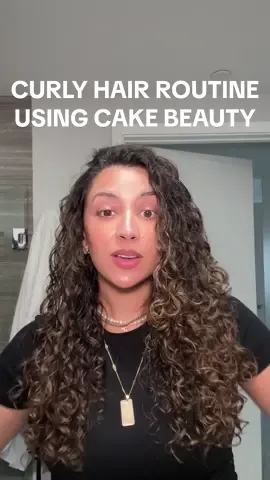 Curly hair routine only using @Cake Beauty Curl Friend Line!✨💕 What do we think? #cakebeautypartner #curlyhairroutine #postpartumhairloss #curlyhairproducts 