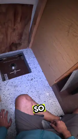 Old man sadly forgot how to get into his floor safe. 