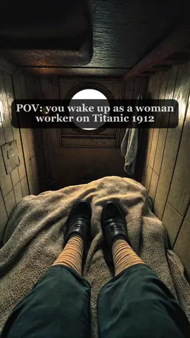 POV: you wake up as a woman worker on Titanic 1912 #cinematic #Film #history #Ai #england #titanic 