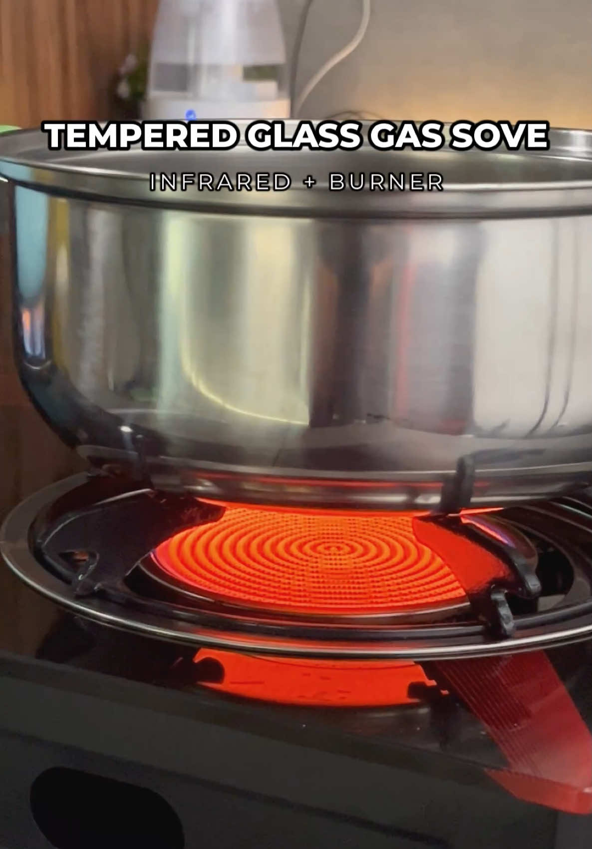 Hulmers Tempered Glass Gas Stove 🔥 Infrared + Burner #hulmers #tiktokmalaysia #buynow #infrared #gasstove #jimatgas #masak #masakdirumah #jimatgasmemasak 