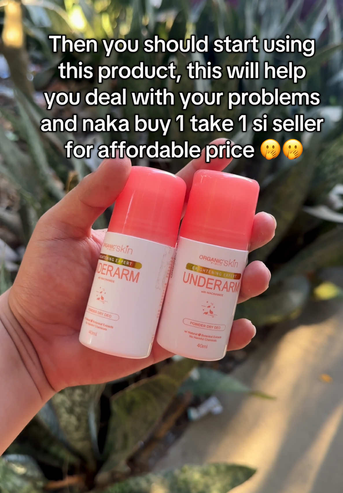 Ang sama kapag amoy putok yung tao' at pag maitim kili2 mo nahihiya ka mag sleeveless #underarmwhitening #deodorantviral #organicskinjapan #organicskindeodorant #antiperspirant