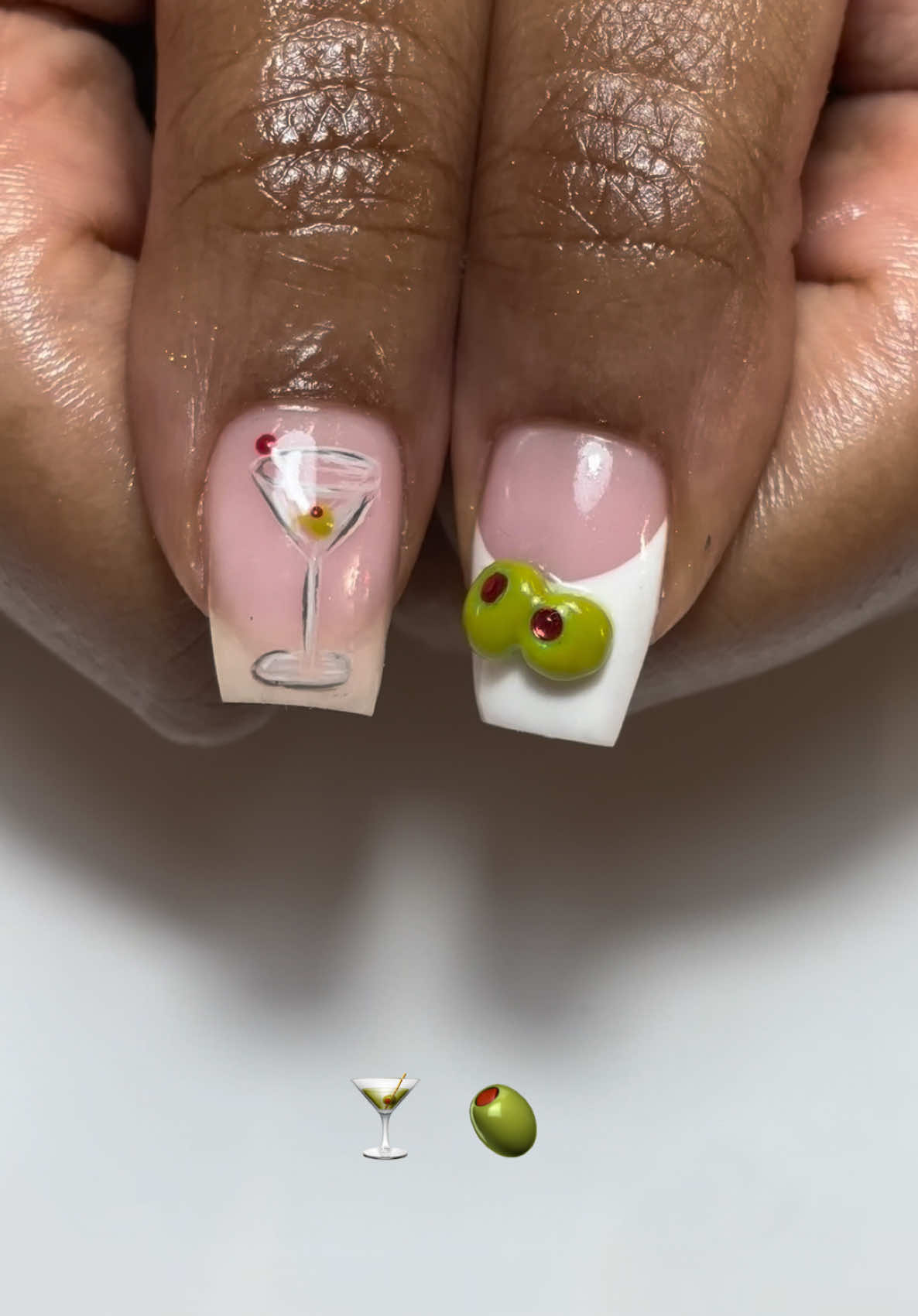 Martini nails 🍸🫒
