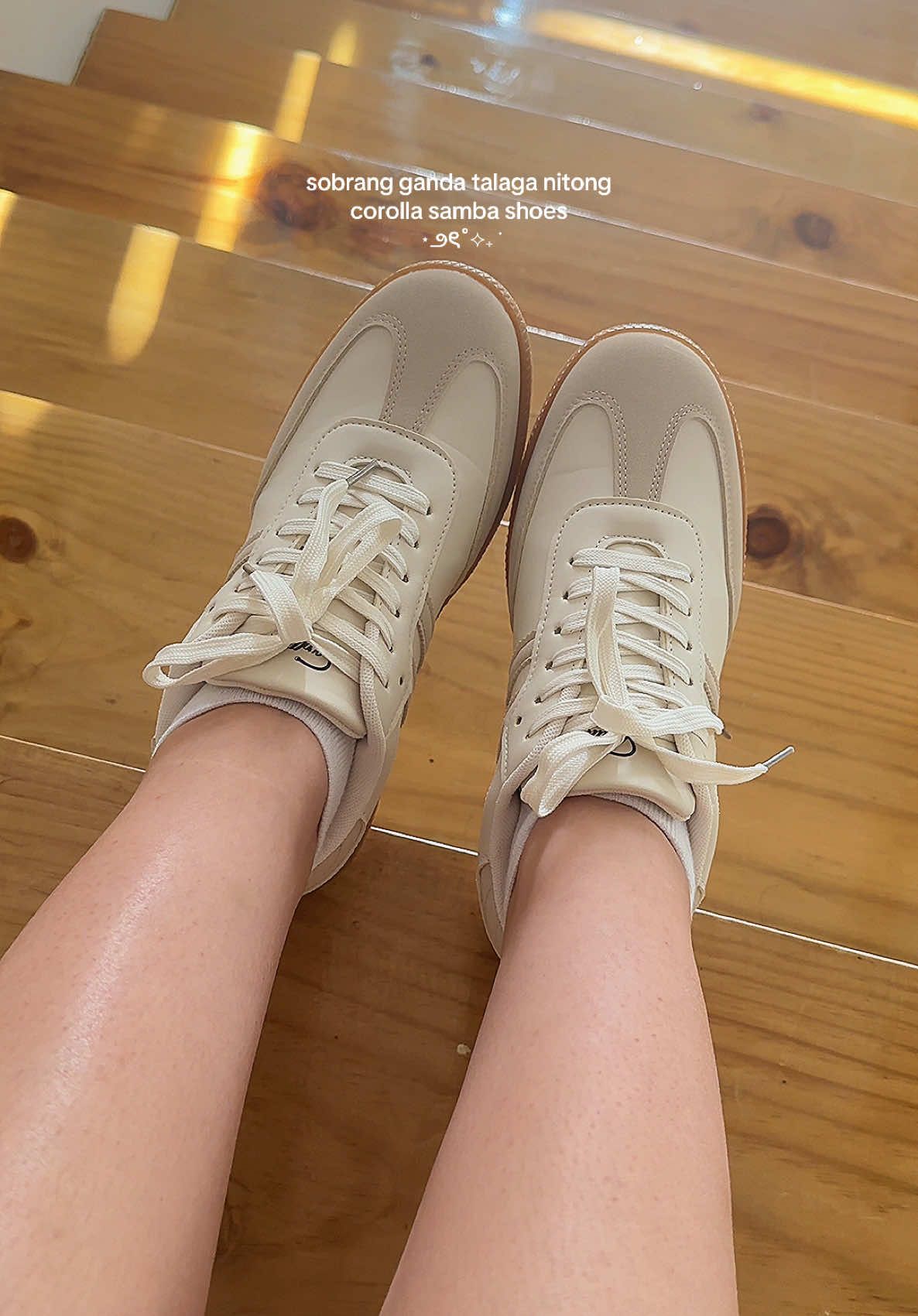 True to size! perfect for any outfits.✨ #corollasambashoes #corollashoes #womenshoes #sneakers #fyp #viral #trending 