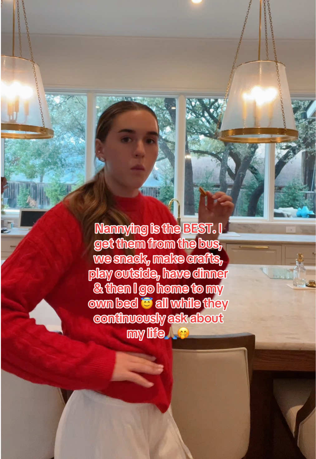 It’s like practicing to be a mom & they think I’m the coolest person ever 😇 what’s not to love  #nanny #nannylife #babysitter #bestjob #collegejob #nannykids #austintx 