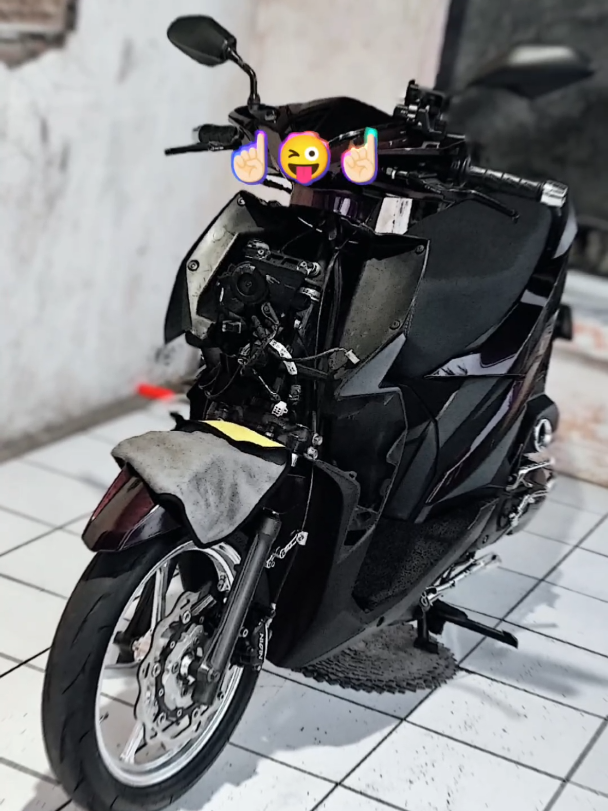 Abis 500k kok mbak🗿🙏 #k1akimmoura #beatdeluxemodifikasi #beatpropersmg #fyp #fypage 