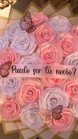 Pull message on bouquet 🥰 #ramo#puedosertunovio 