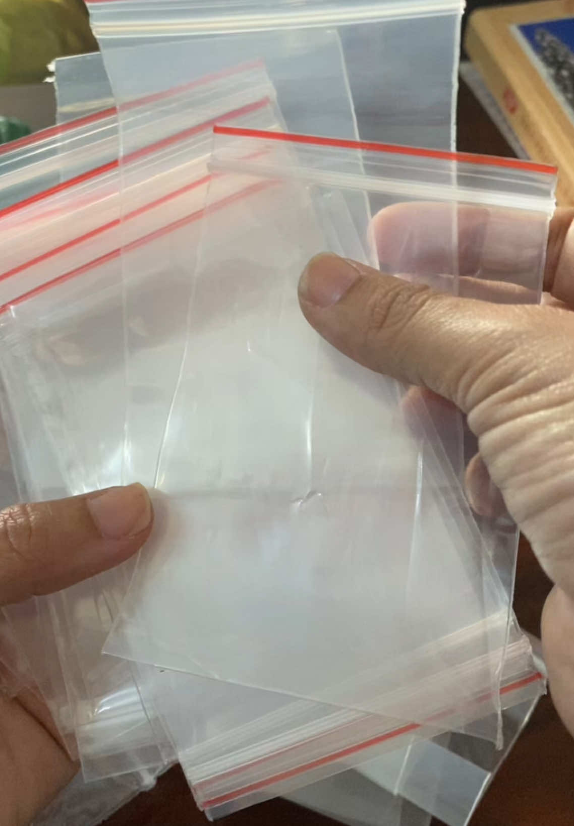 Túi zip chỉ đỏ dày và đủ size #tuizip #tuizipchido 