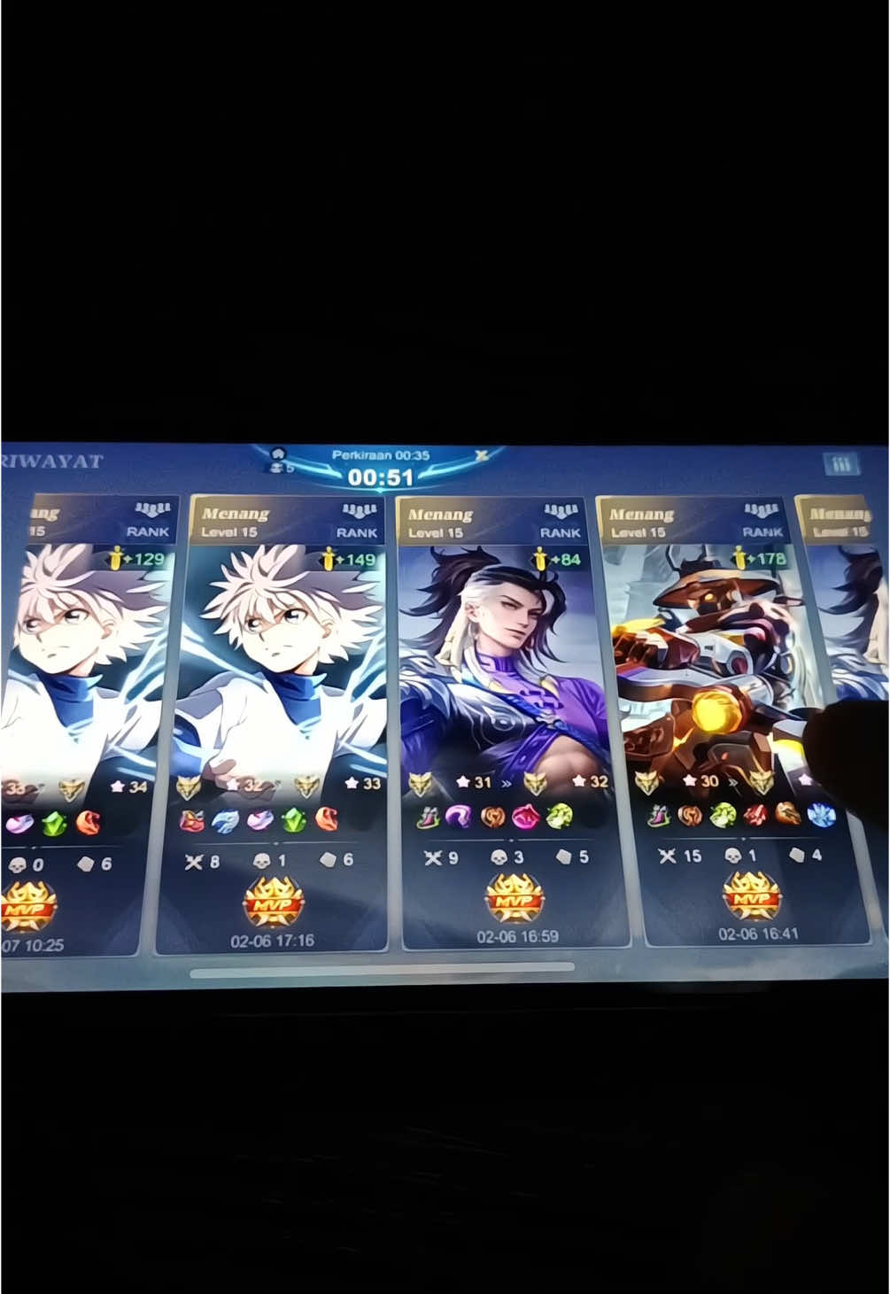 ubur ubur ikan lele, mabar vip se ws ini se full mvp ini🔥😜 #mobilelegends #history 