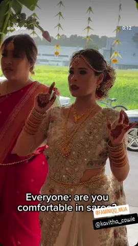 The happiest bride deserves the most beautiful makeup. You're going to shine brighter than ever today! #makeupartist #singaporeindianmua #indianmakeupartist #traditionalindianwedding 