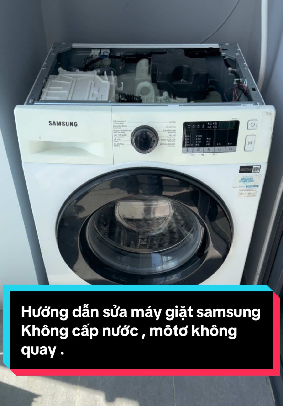 Sửa máy giặt Samsung không hoạt động không báo lỗi #xuhuong 