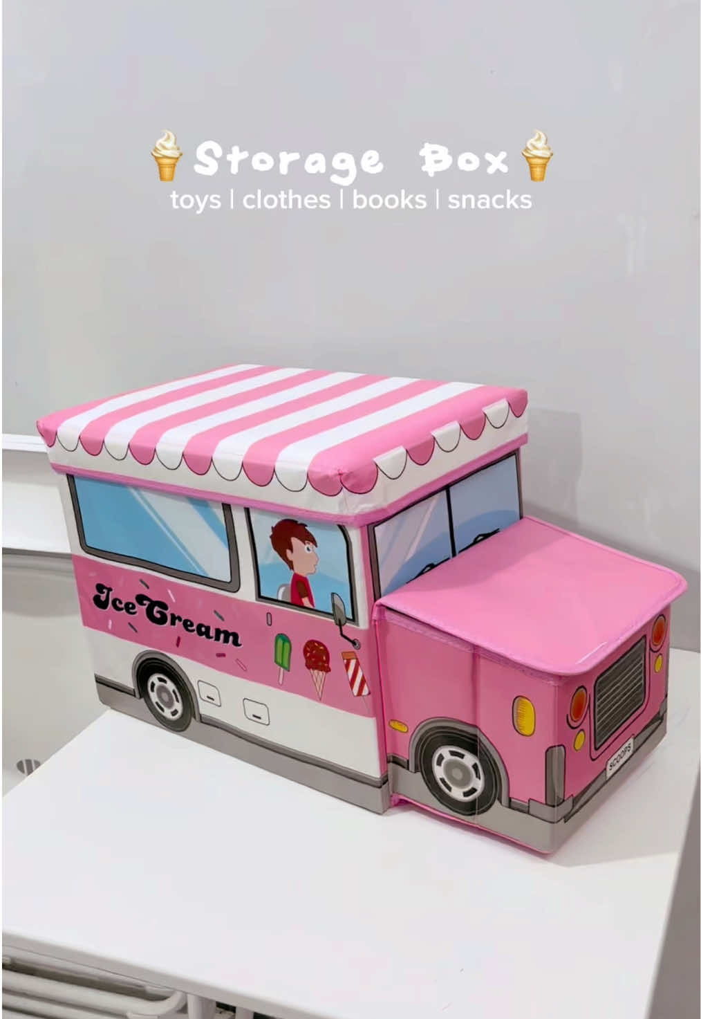 kids storage box chair kids stool ottoman foldable storage bus children clothes organizer toy Box #toyorganizer #toystoragebox #storagebox #clothesorganizer #bookorganizer #snackorganization 