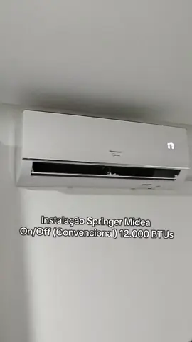 Springer Midea 12.000BTUs Convencional  #condesadora #instalação #instalacion #climatizacion #arcondicionado #climatização #airconditioner #evaporadora 