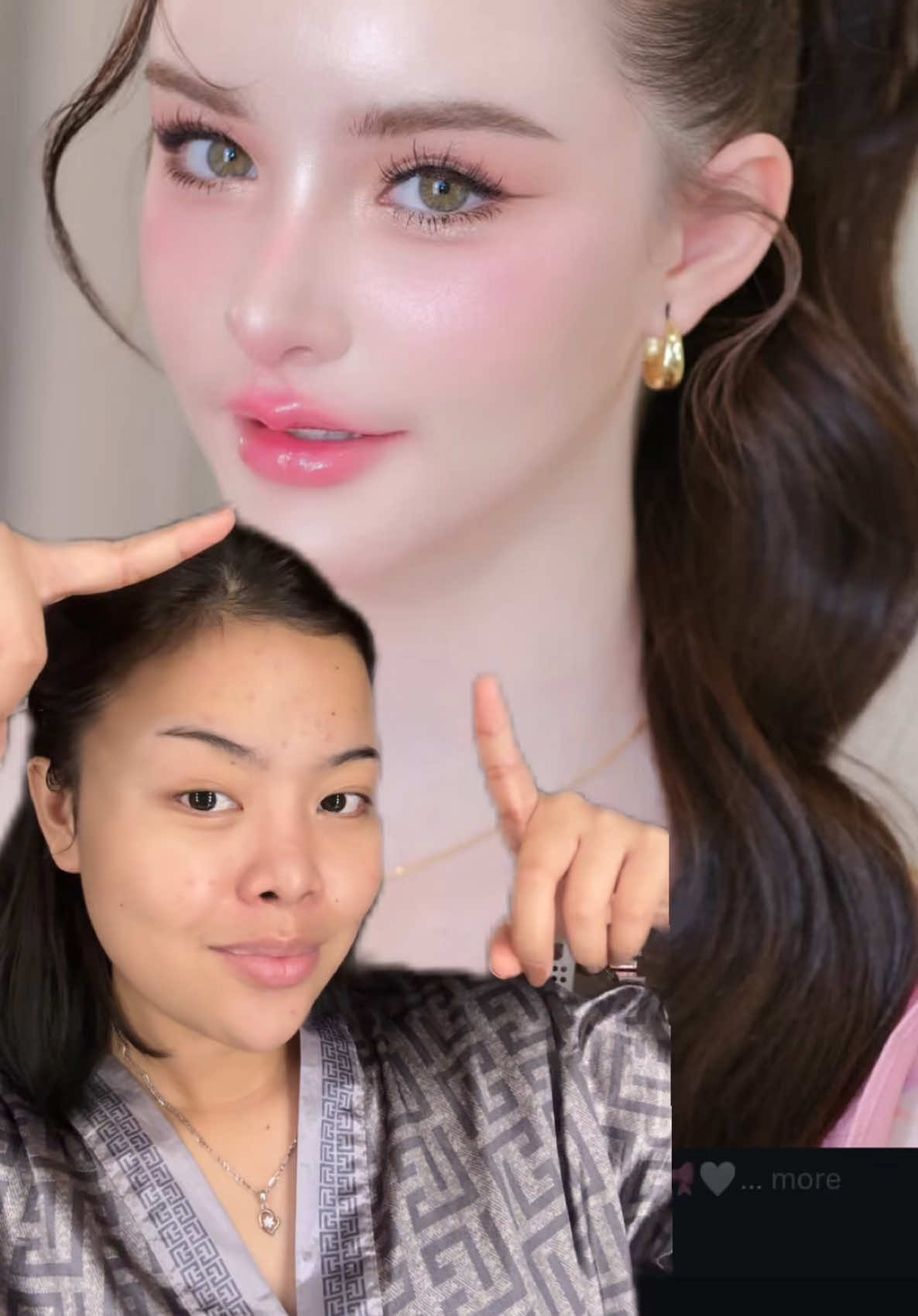 recreating a look i found on ig hihi #makeuptutorial #freshmakeup #ganda 