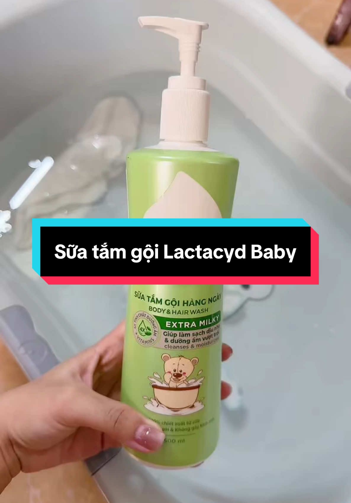 Sữa tắm gội hàng ngày cho bé Lactacyd Baby Extra Milky #lactacydbaby #lactacyd #suatamgoiembe #suatamgoihangngay #rôngcon🐉 #mebimsua #mebim #mewinreview #xuhuong #viral 