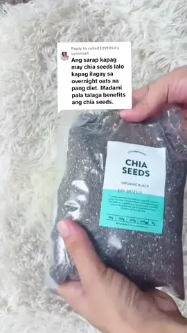 Replying to @celle03291994 CHIA SEES + OATS  #CHIASEED #chiaseeds #Chia Seeds With Hot Chocolate #blackchiaseed #fyp #fypspotted 