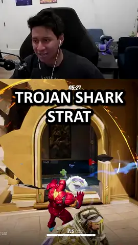 Trojan Shark Strat IS GOATED! #Saltyphish #funny #marvelrivals