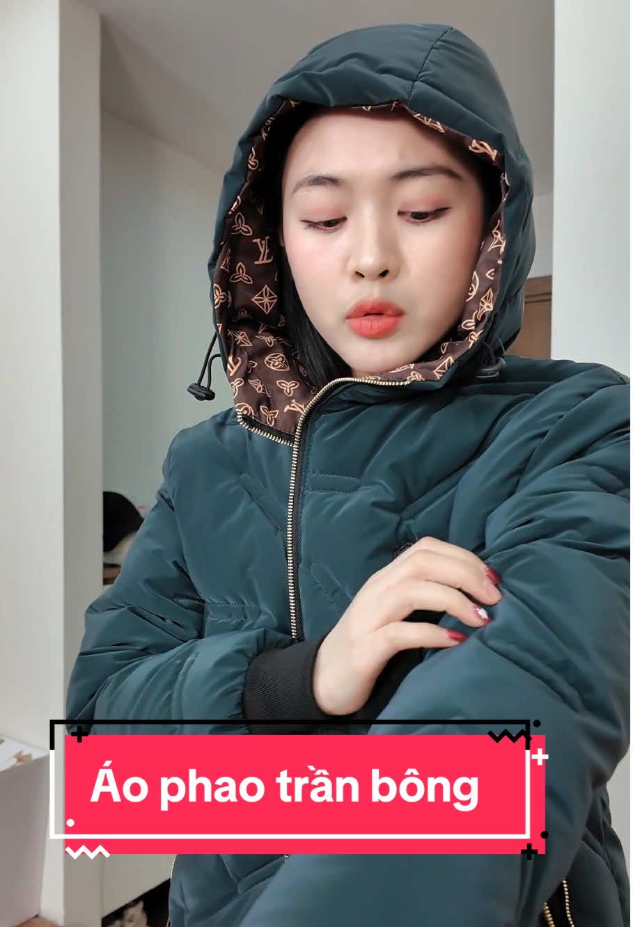 Áo phao trần bông 3 lớp mặc siêu ấm áp #aophao #thoitrangnam #aophao3lop #salegiuathang #aokhoac 