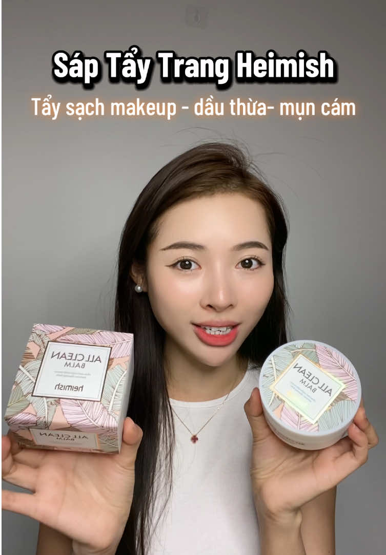 Tẩy cực sạch mà an toàn cho da nhạy cảm nè #heimish #heimishcleansingbalm #cleansing #cleaningtiktok #cleansingbalm #saptaytrang #saptaytrangheimish #xuhuong #xuhuongtiktok #skincare #taytrangquocdan #vananhonni 