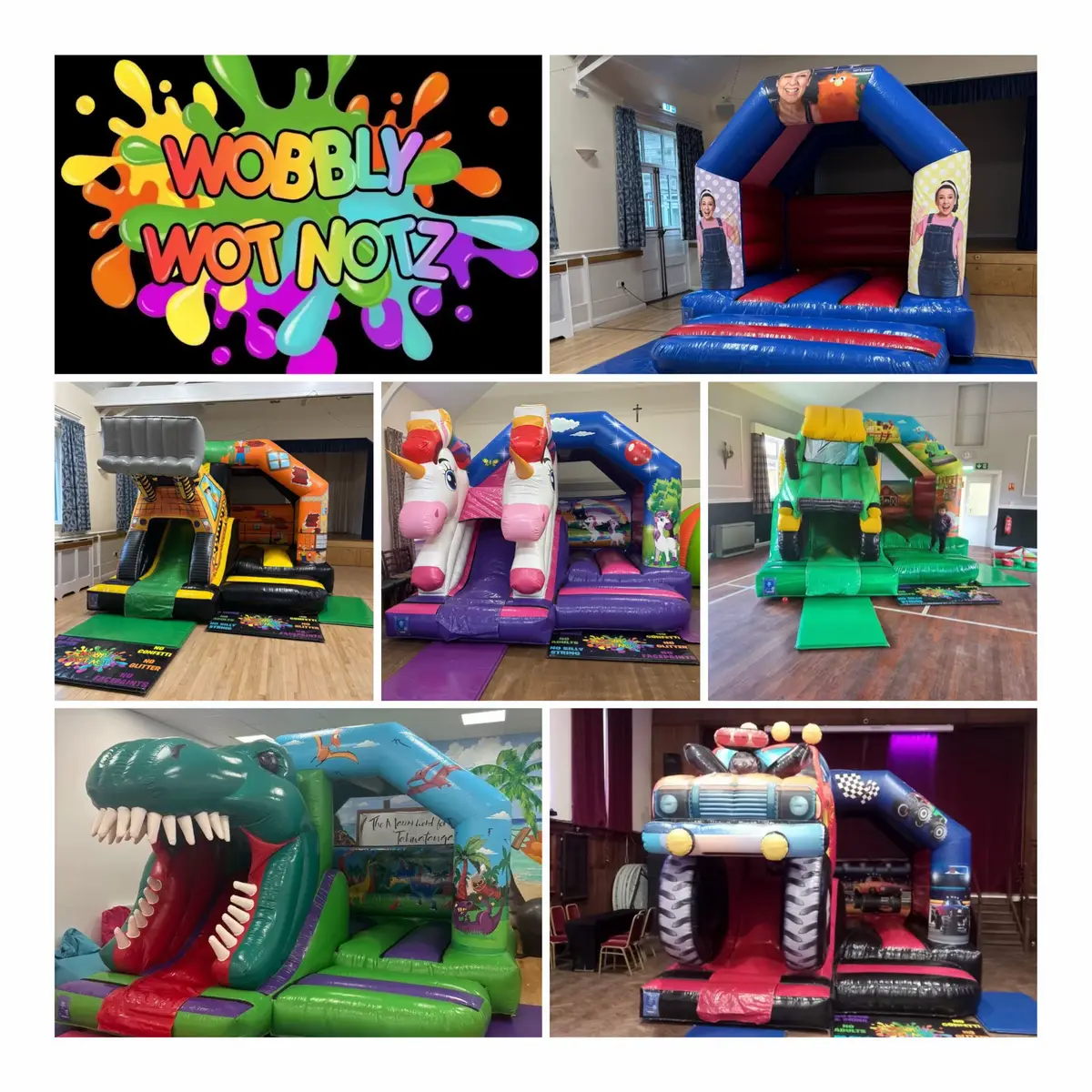 Here is some of our range of bouncy castles we have a lot more inflatables take a look at our website something for every occasion #fyp 