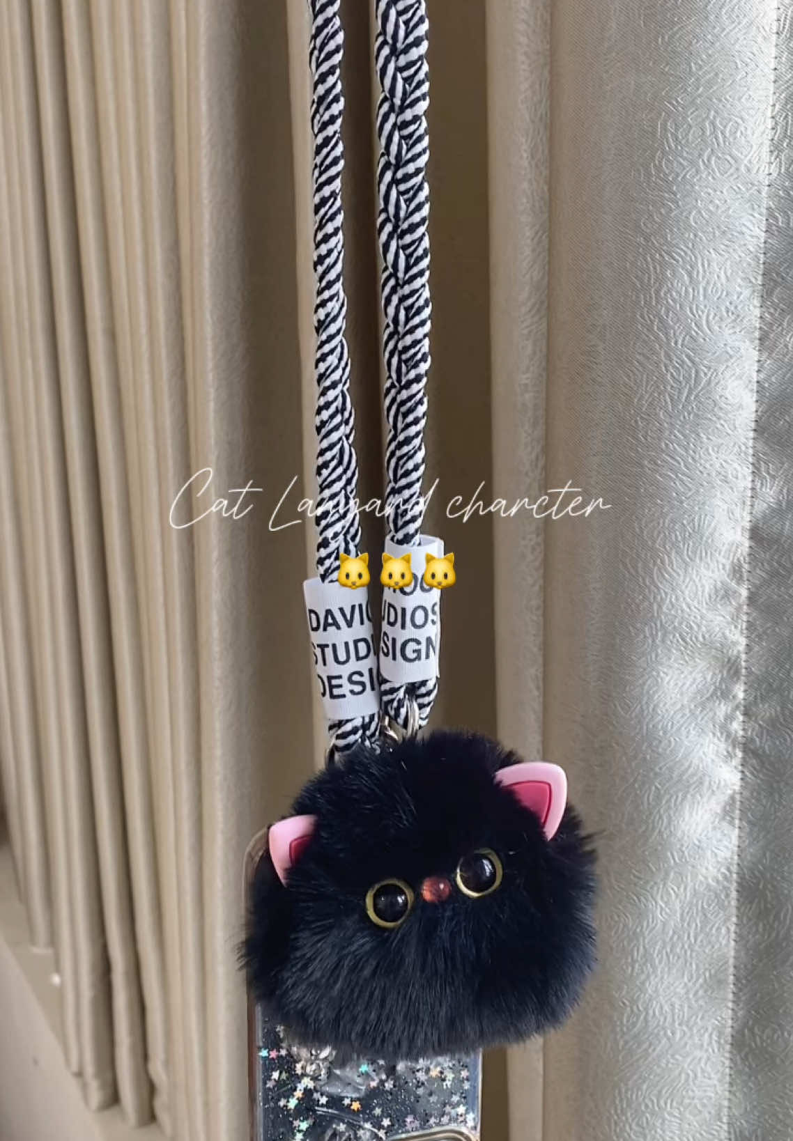 New Cat Lanyard✨🐈‍⬛  #lanyard #lanyardhp #longstrap #trending #foryou #ramadanekstraseru 