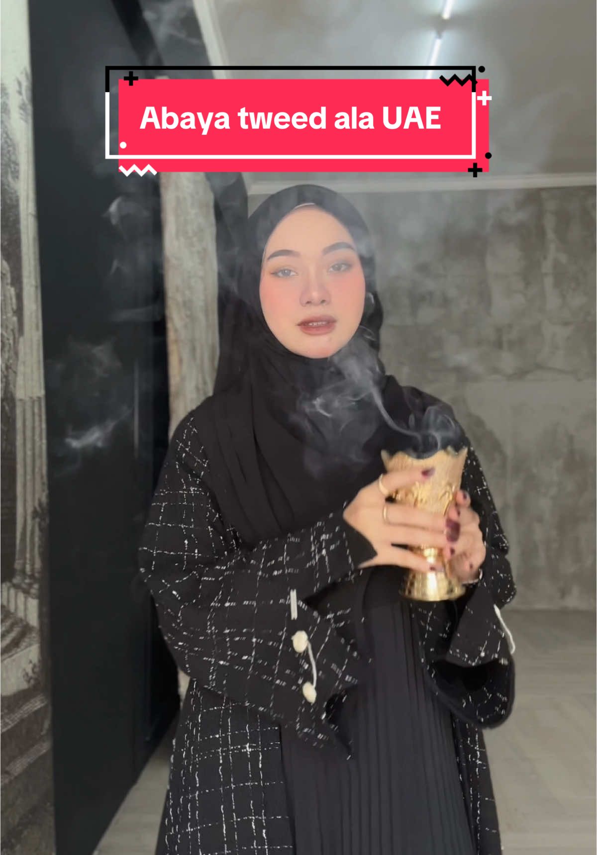 Jatuh cinta pada pandangan pertama sama abaya tweed satu ini😍 coming soon akan ready stock untuk malda abaya #abayastyle #abayafashion #abayagirls #abayalovers 