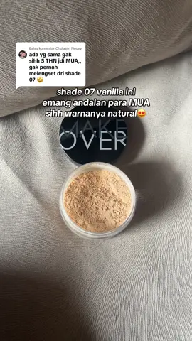 Membalas @Chulastri Nnovy shade 07 vanilla favoritnya para MUA😍 #translucentpowder #bedaktabur #makeoverid 