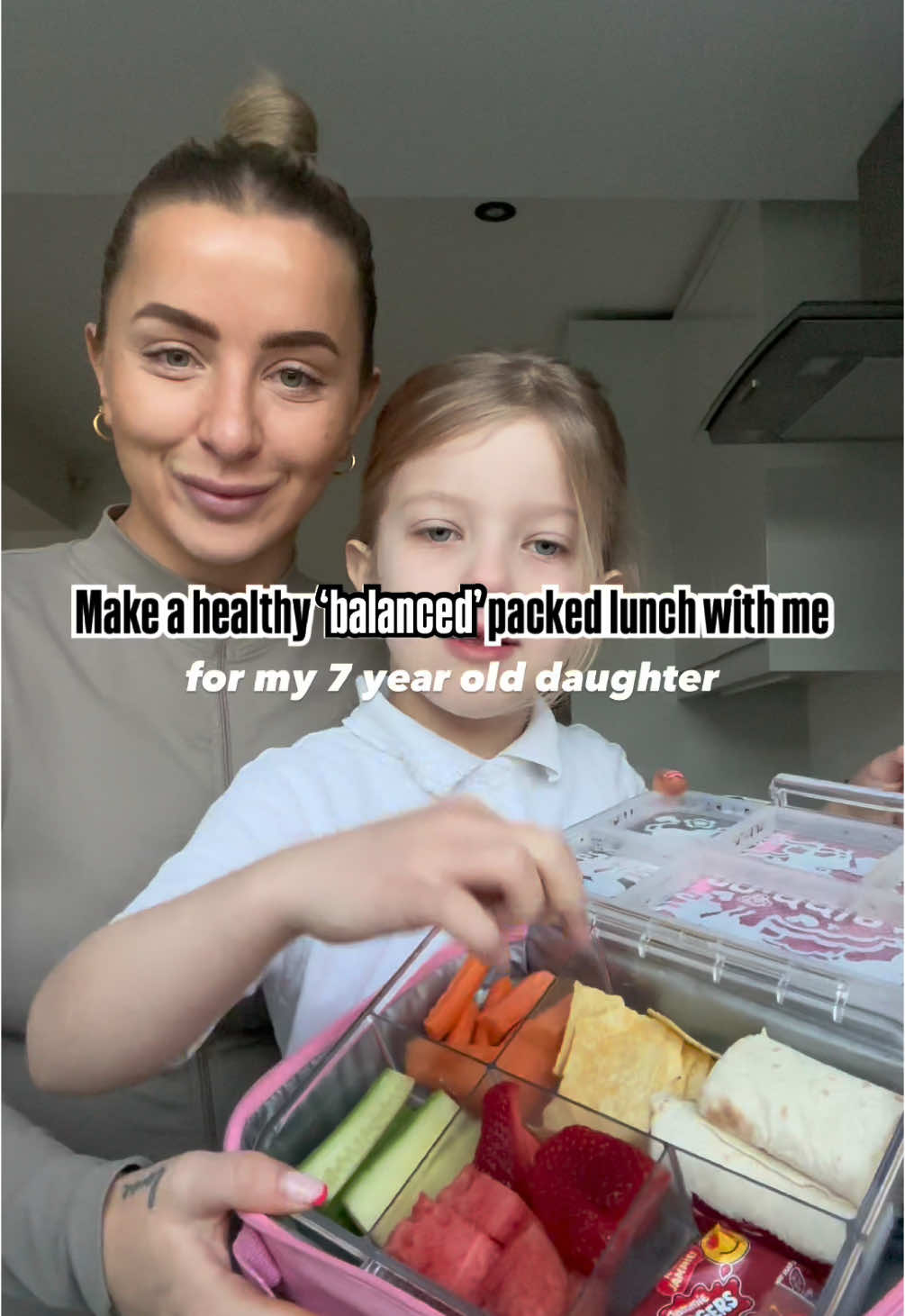 And I love how much she loves this kinda packed lunch 🤣🥹💗 