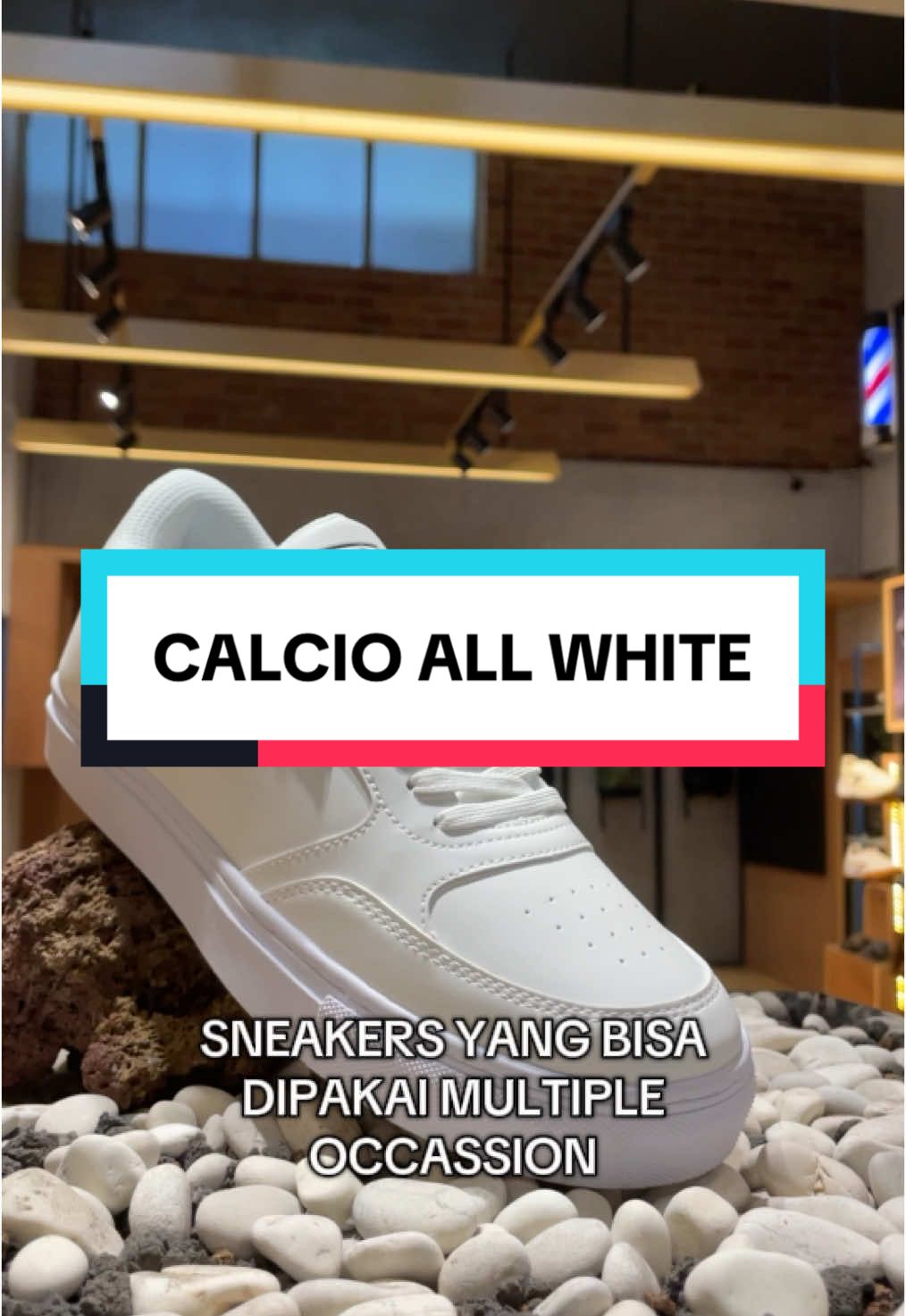 SNEAKERS CALCIO ALL WHITE #brodo #sneakers #brodokemang #brodojakarta #brodofootwear #calcio 