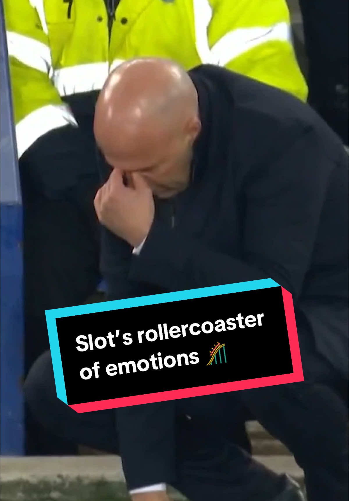The Merseyside derby was a rollercoaster of emotions for Arne Slot 🎢  #Football #Merseyside #Liverpool 