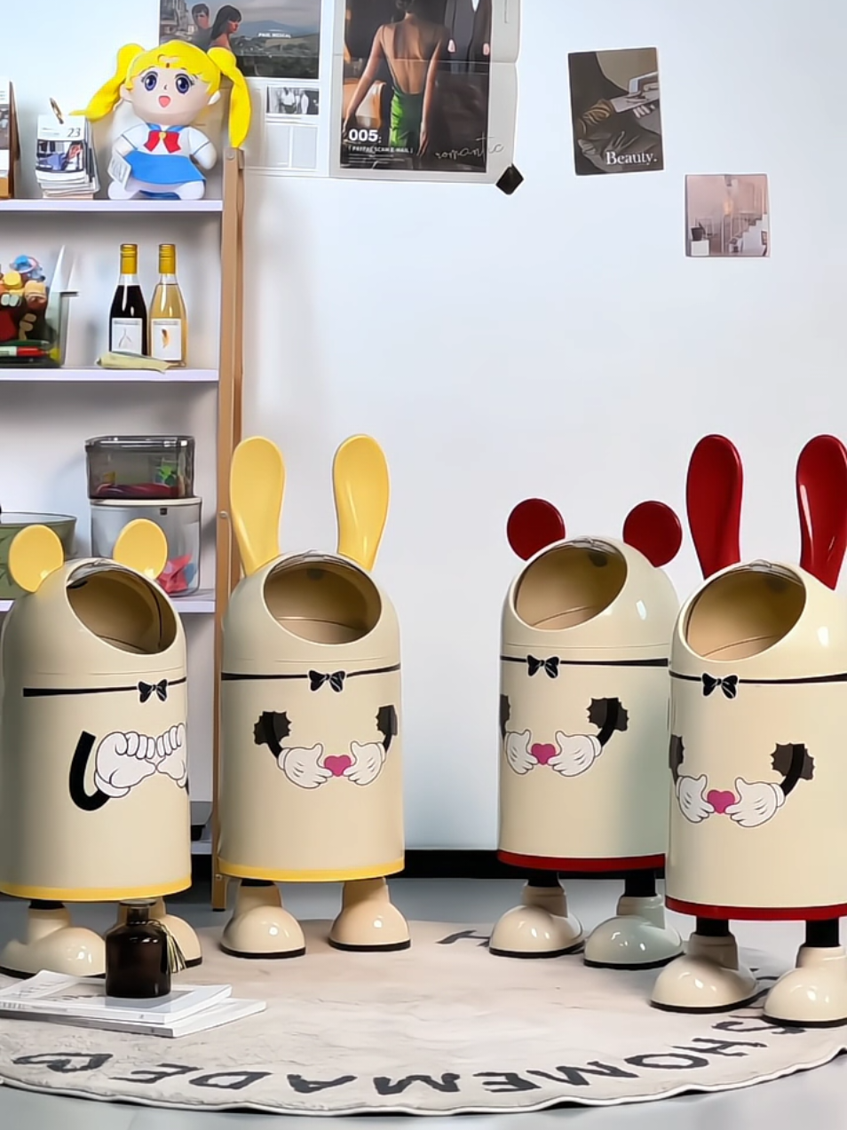 Thùng rác tai thỏ-!! #thungractaitho #thungracthongminh #thungracphongkhach #thungrac #giadungtienich #giadungthongminh #giadungtienloi #giadung 