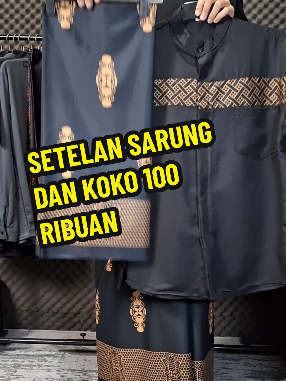 Setelan sarung dan baju koko buat lebaran  #sarko #sarungkoko #setelansarungkoko 