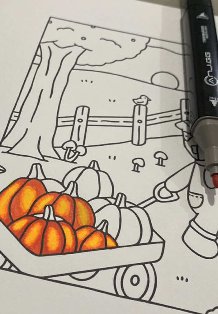 Pintando abóboras 🎃 #bobbiegoods #tutorial #canetasmarcadores #canetastouch #CapCut 