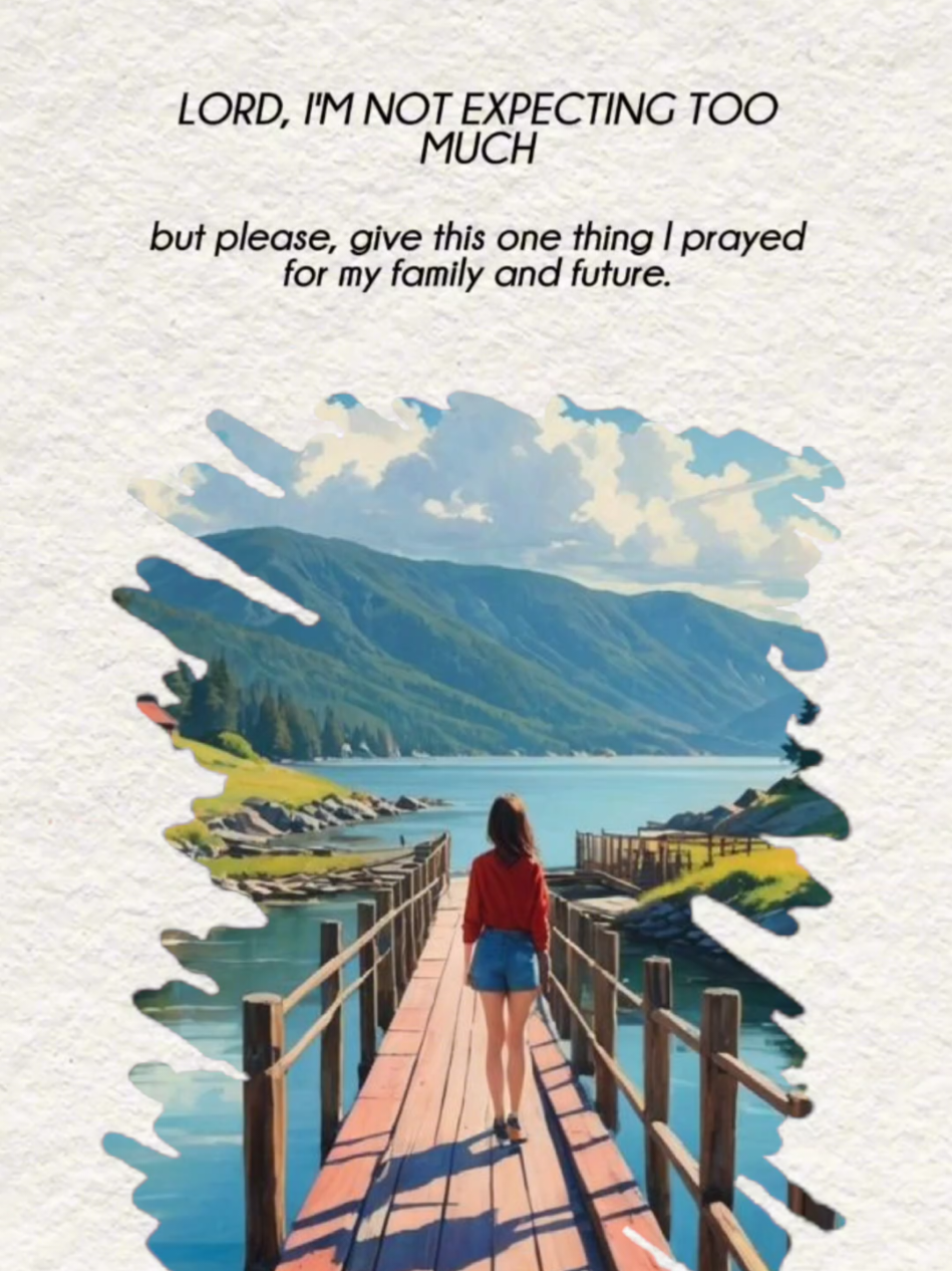 Lord, I'm not expecting too much.. but please, give this one thing I prayed for my family and future. 🙏😇 #capcut #quotes #positivevibes #goodvibes #pray #prayer #godisgood #godisgreat #godislove #amen 