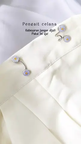 tips celana kebesaran #pengaitcelana #pengaitjeans #kancing #pengecilcelana #OOTD 