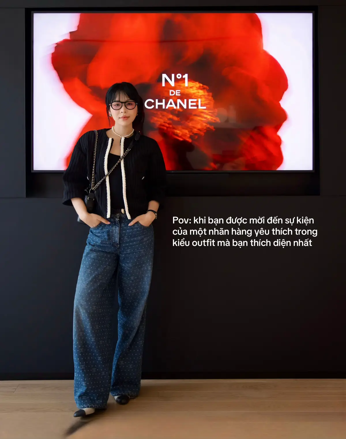 Mình thích mặc quần jeans 🫶 #anphuongtruong #chanel #OOTD #foryou #fyp 