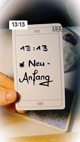 13:13 // 1zu1 Reading,  kontaktiere mich hier auf Tiktok 