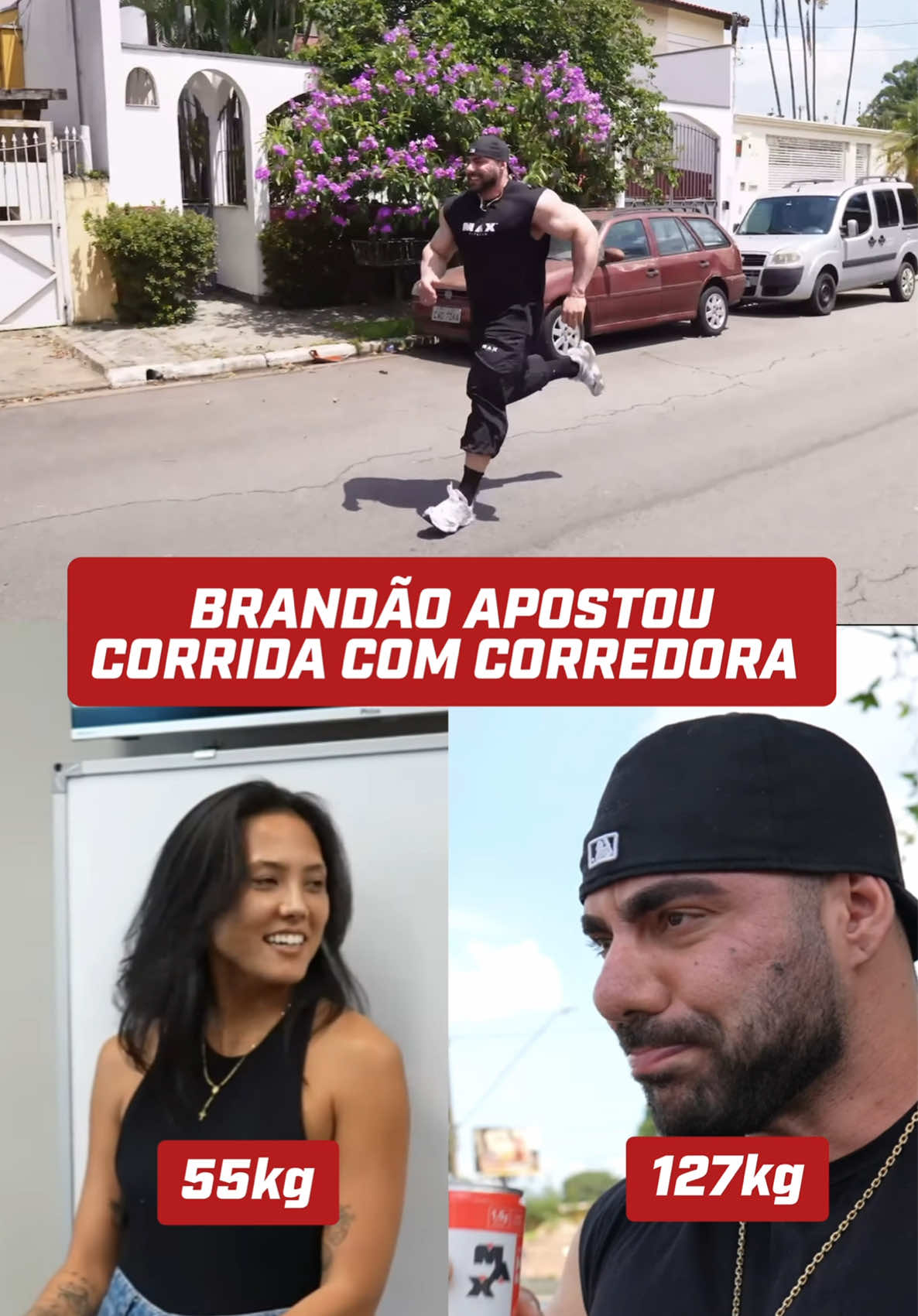 O cardio do Brandão está em dia! 😂🔥  #maxtitanium #brandao #Fitness #GymTok #corrida