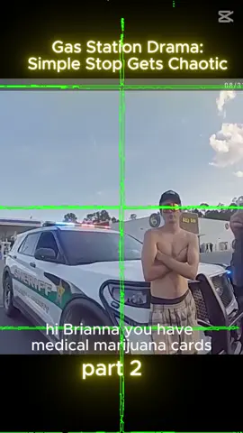Gas Station Drama: Simple Stop Gets Chaotic #cops #copsoftiktok #copsontiktok #copstiktok #police #policeofficer