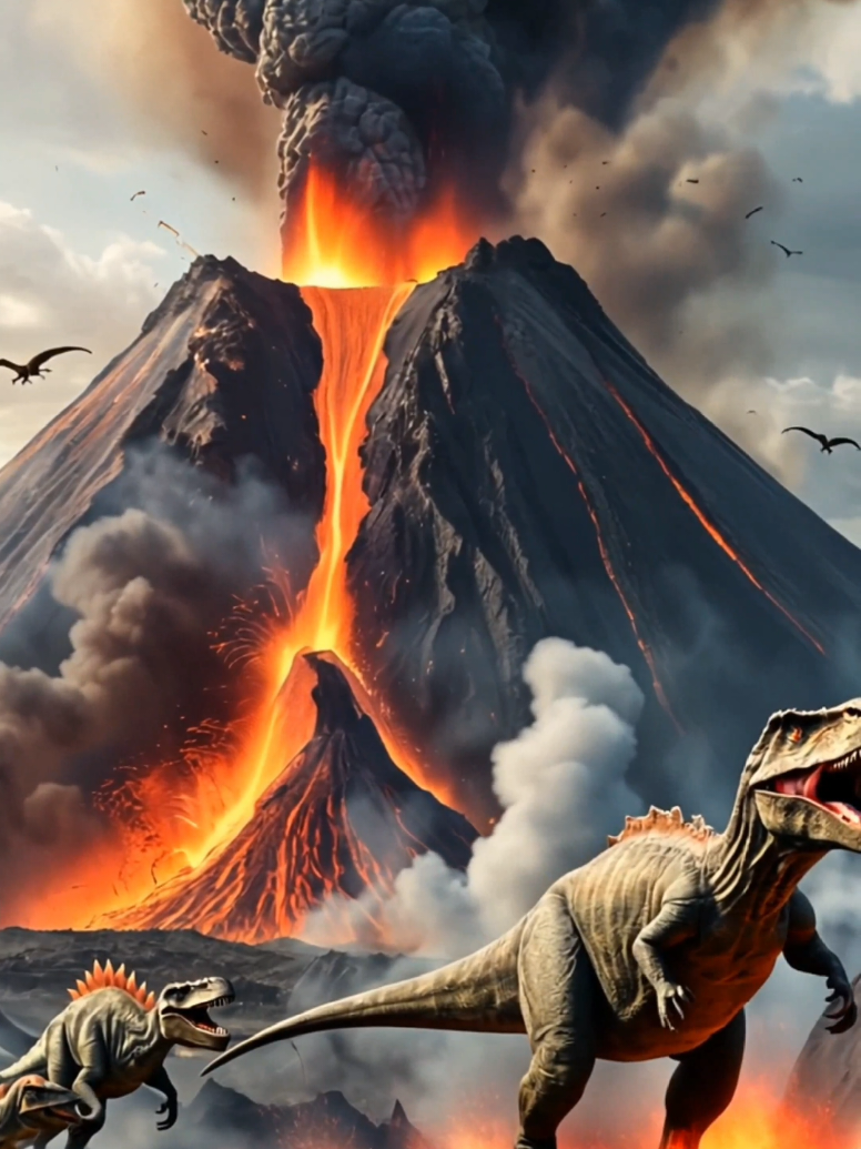 Dinosaurs Extinction #dinosaur #prehistoric #aianimation 