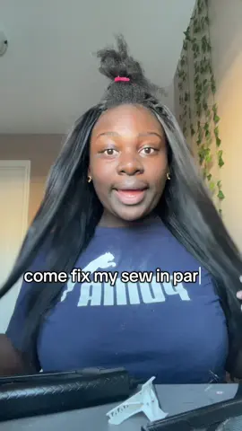 fixing my hair!! @TRESemmé #fyp #viral #blessed #hair #fixhair #bhm #CapCut #grwm #lifeasflo 